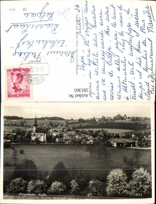 591365,Foto Ak Ferschnitz Ansicht