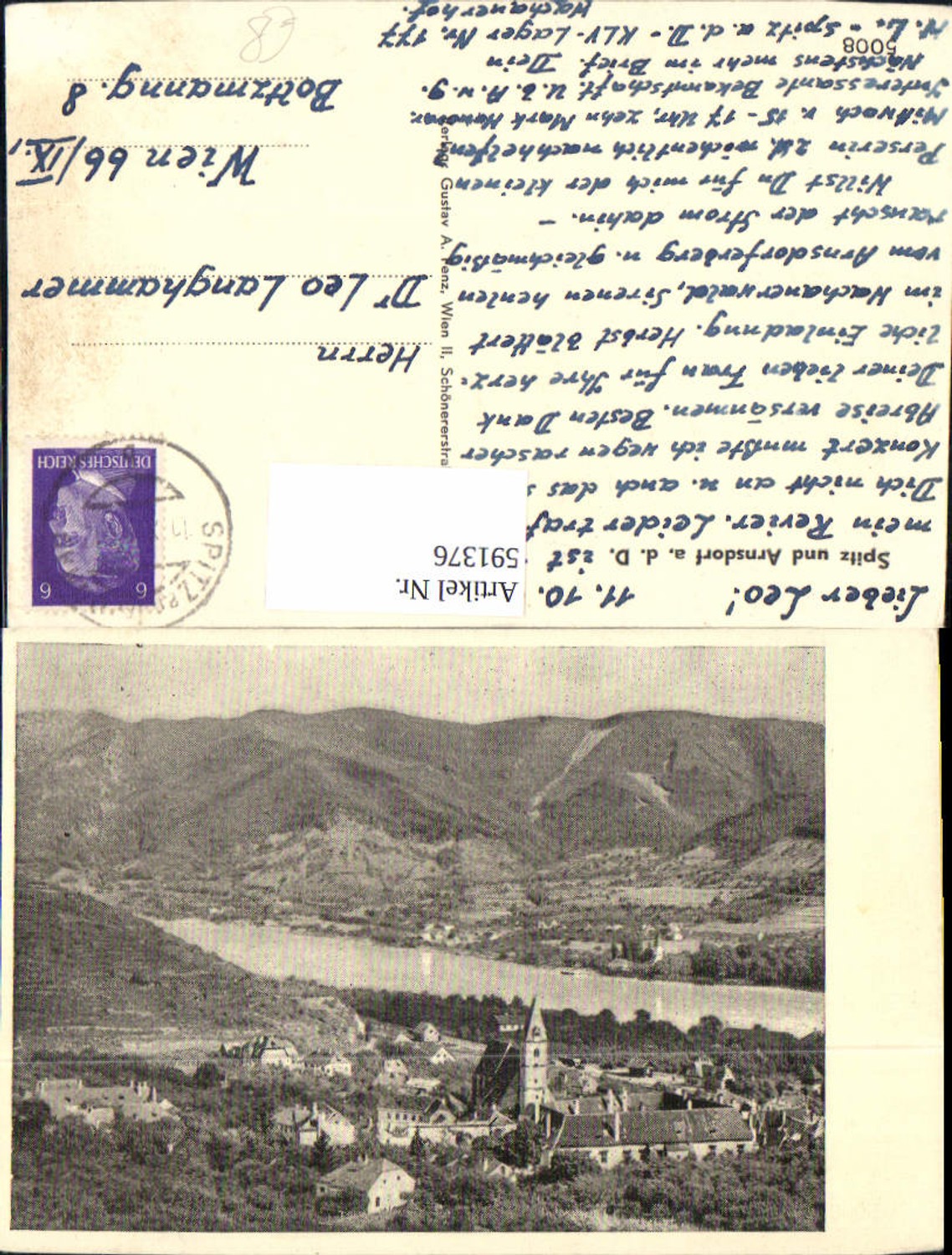 591376,Spitz und Arnsdorf a. d. Donau Wachau