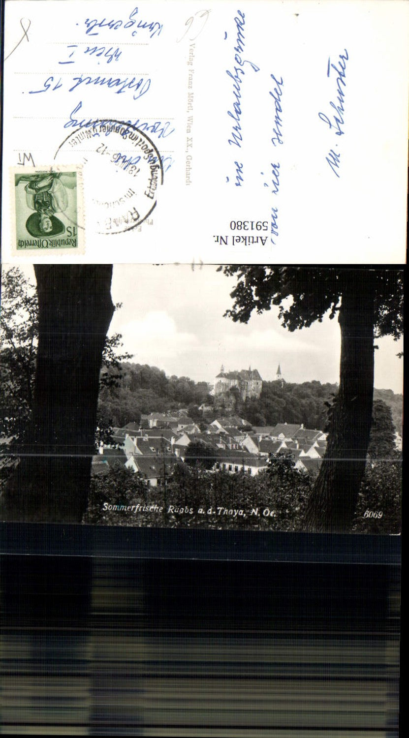 591380,Foto Ak Raabs a. d. Thaya Ansicht