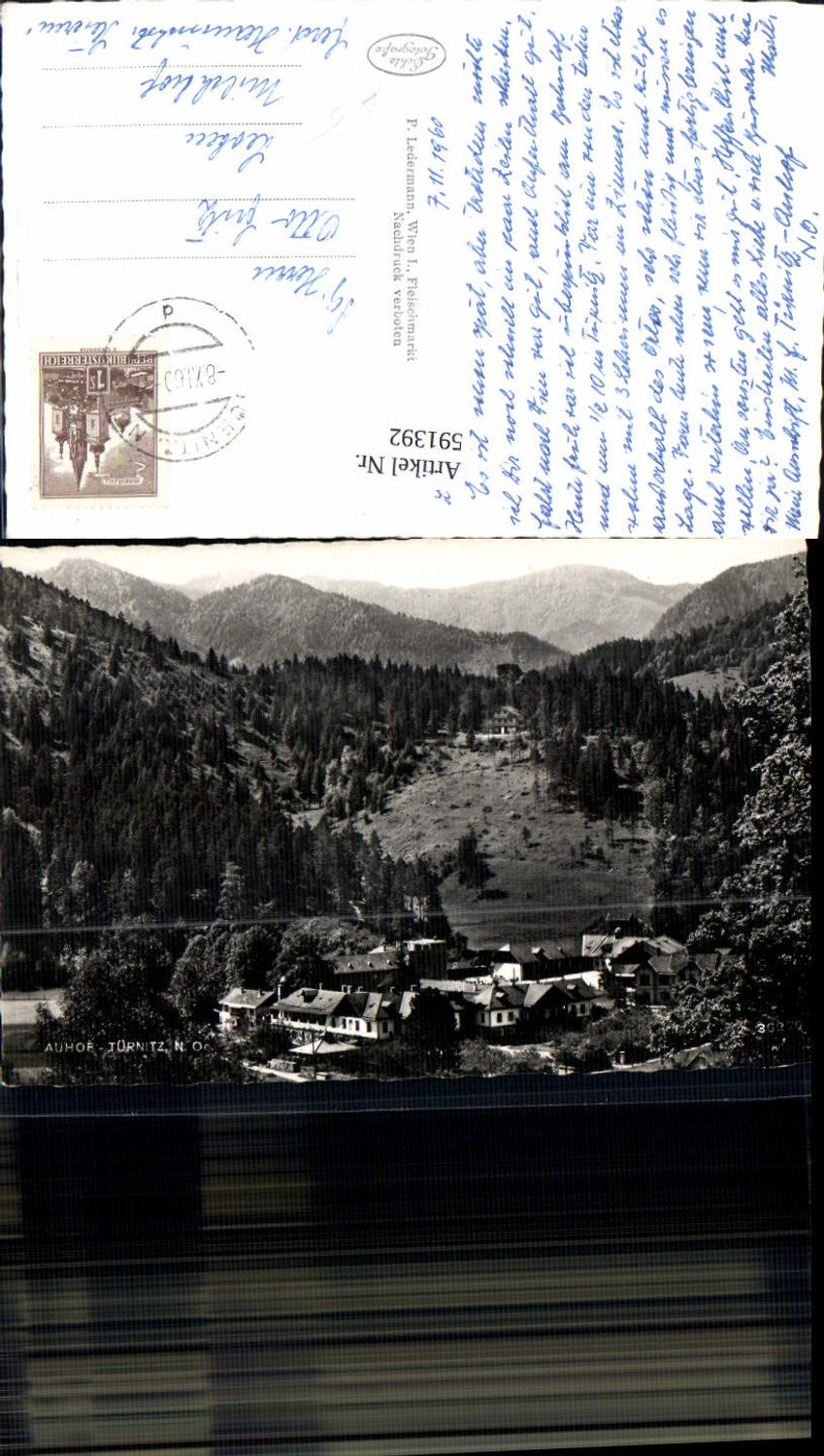 591392,Foto Ak Auhof Türnitz Totale