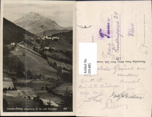 591485,Foto Ak Annaberg m. Ötscher