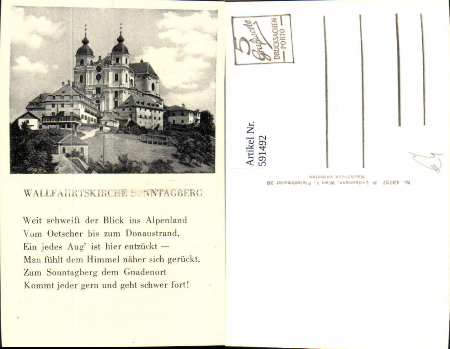 591492,Sonntagberg Wallfahrtskirche Rosenau Text Spruch