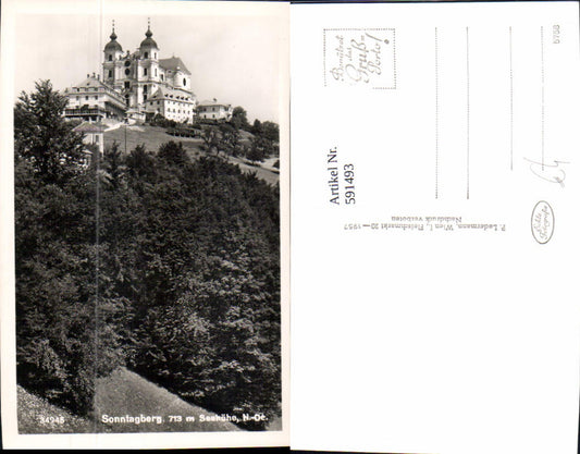 591493,Foto Ak Sonntag Wallfahrtskirche Rosenau Kirche