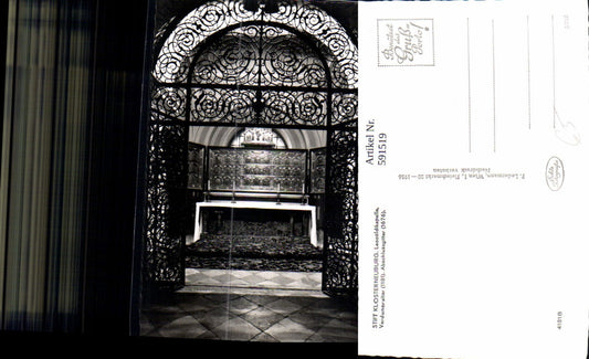 591519,Foto Ak Stift Klosterneuburg Leopoldikapelle Verduneraltar Abschlussgitter