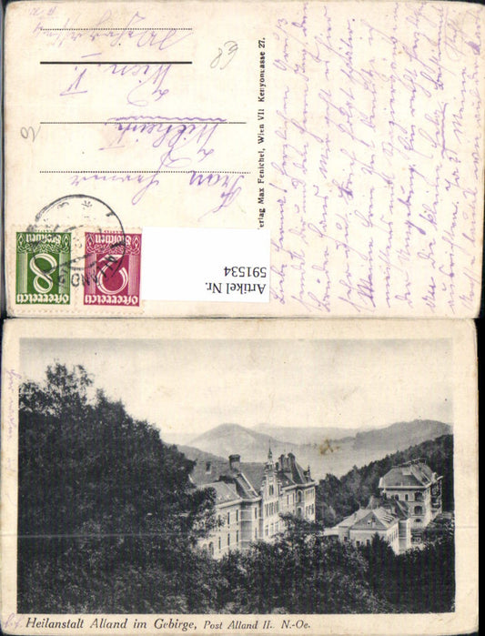 591534,Heilanstalt Alland i. Gebirge