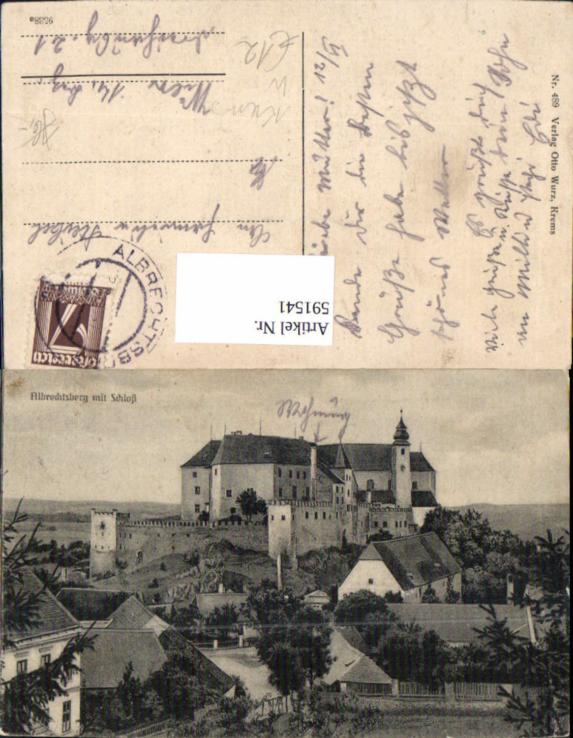 591541,Albrechtsberg an der Großen Krems Schloss