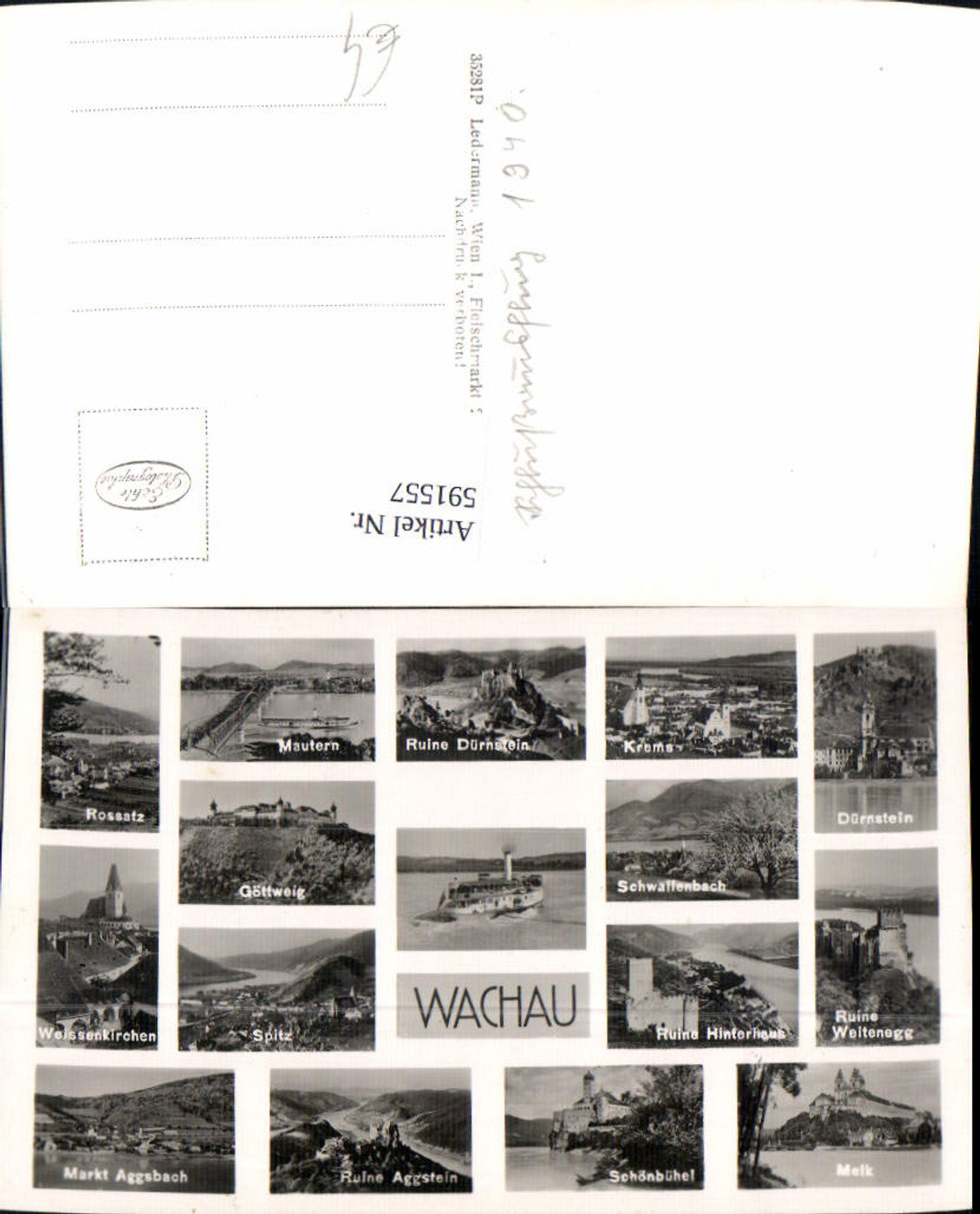 591557,Mehrbild Ak Wachau Krems Dürnstein Schiff Dampfer