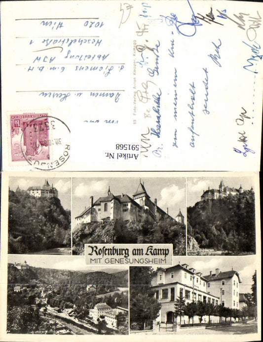 591568,Mehrbild Ak Rosenburg a. Kamp Genesungsheim Burg Schloss Rosenburg-Mold