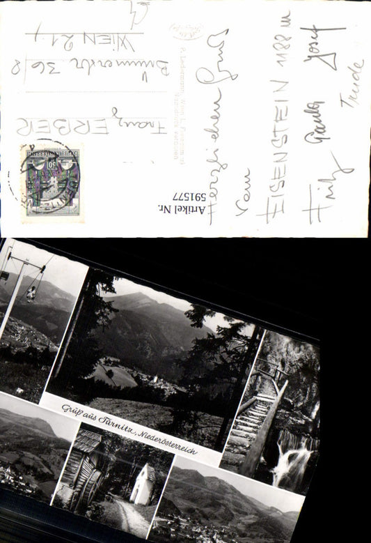 591577,Mehrbild Ak Türnitz Sessellift Mühle Wassermühle