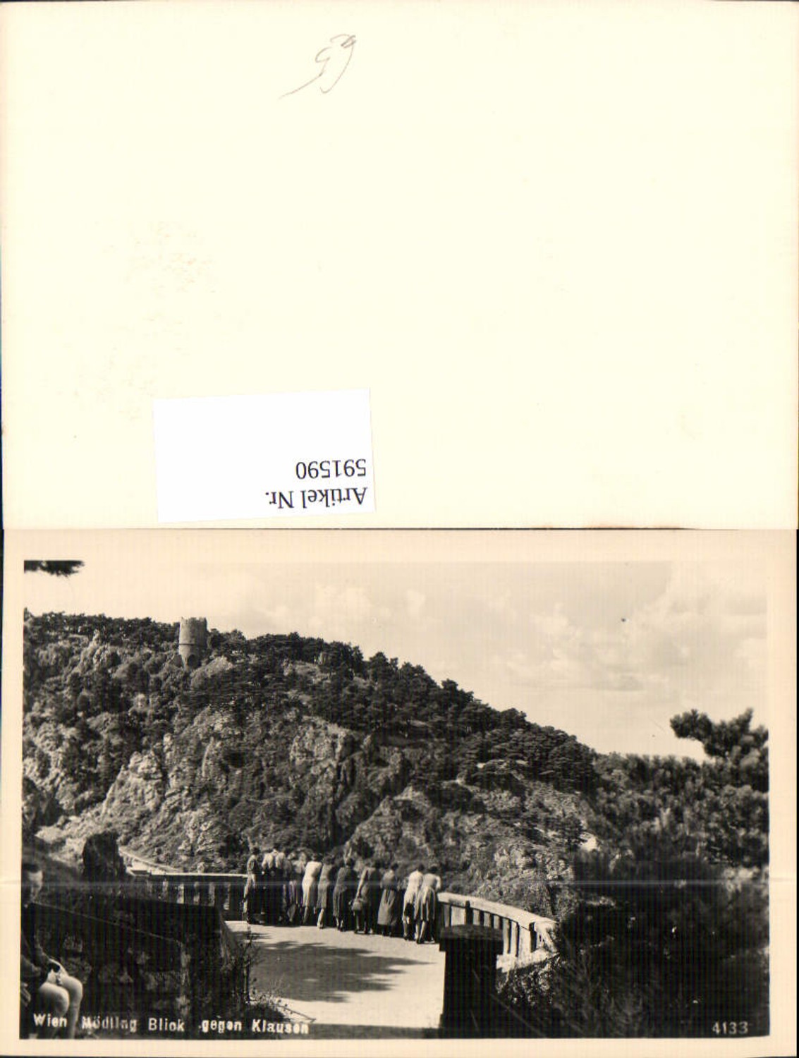 591590,Mödling Blick geg. Klausen