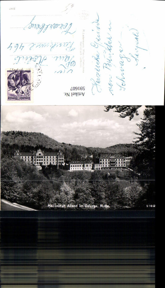 591607,Foto Ak Heilanstalt Alland i. Gebirge