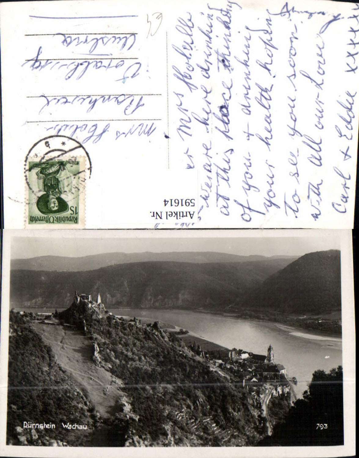 591614,Foto Ak Dürnstein Wachau