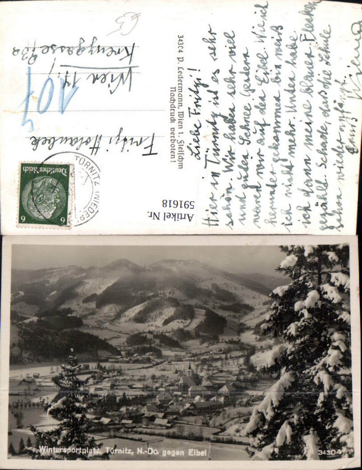 591618,Türnitz geg. Eibel Winterpartie Wintersport