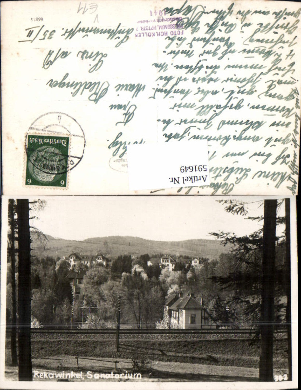 591649,Foto Ak Rekawinkel Pressbaum Sanatorium pub Hoh. Koller 302