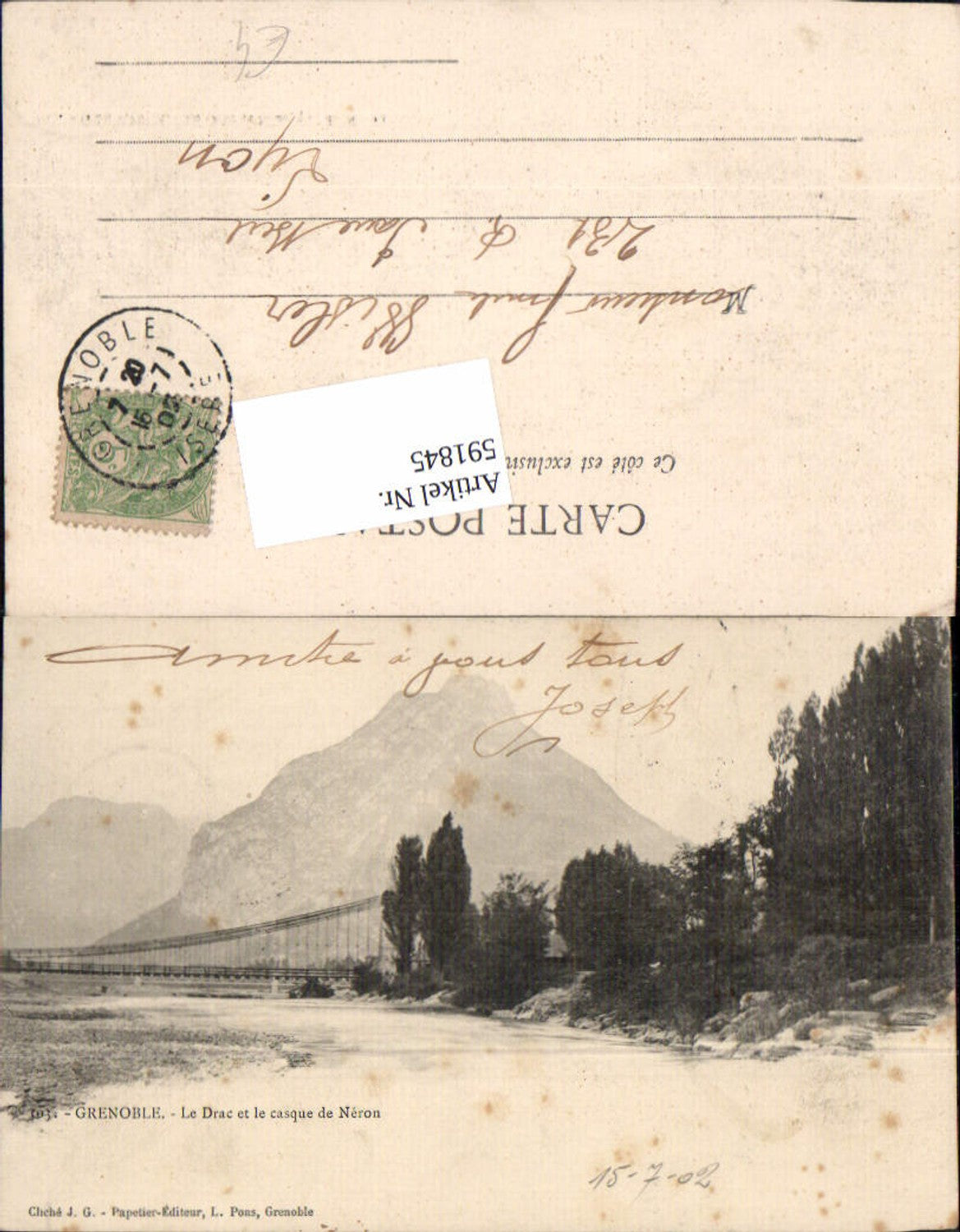Alte Ansichtskarte – Old Postcard