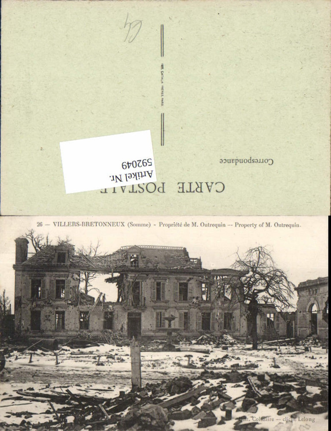 Alte Ansichtskarte – Old Postcard