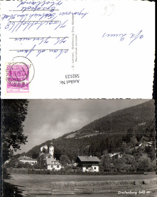 592123,Foto Ak Greifenburg Ansicht