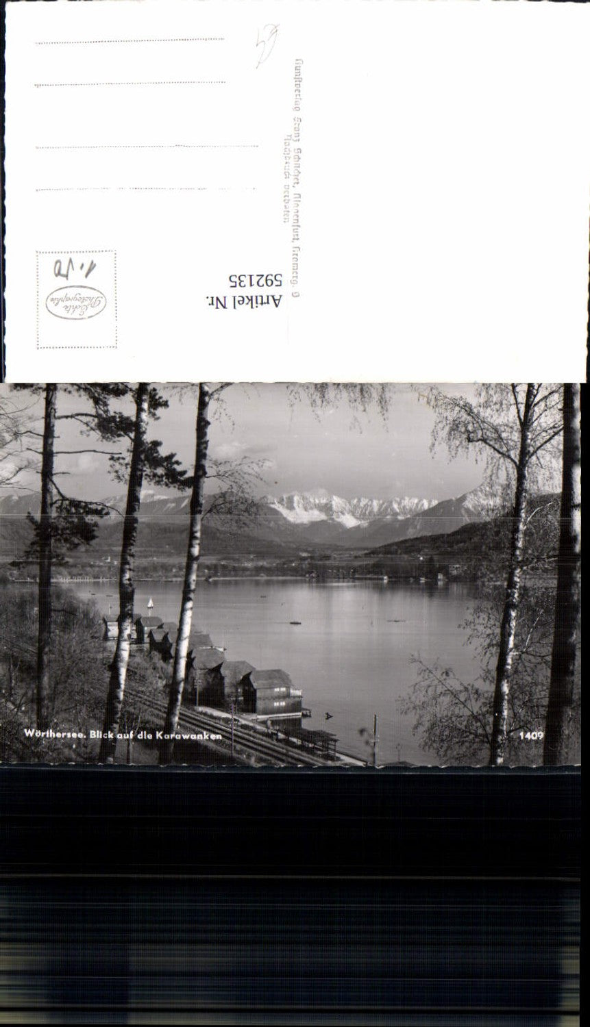 592135,Wörthersee Blick a. d. Karawanken Velden am Wörther See