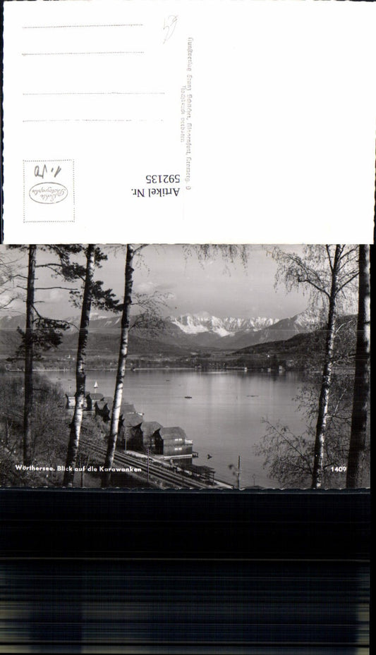 592135,Wörthersee Blick a. d. Karawanken Velden am Wörther See