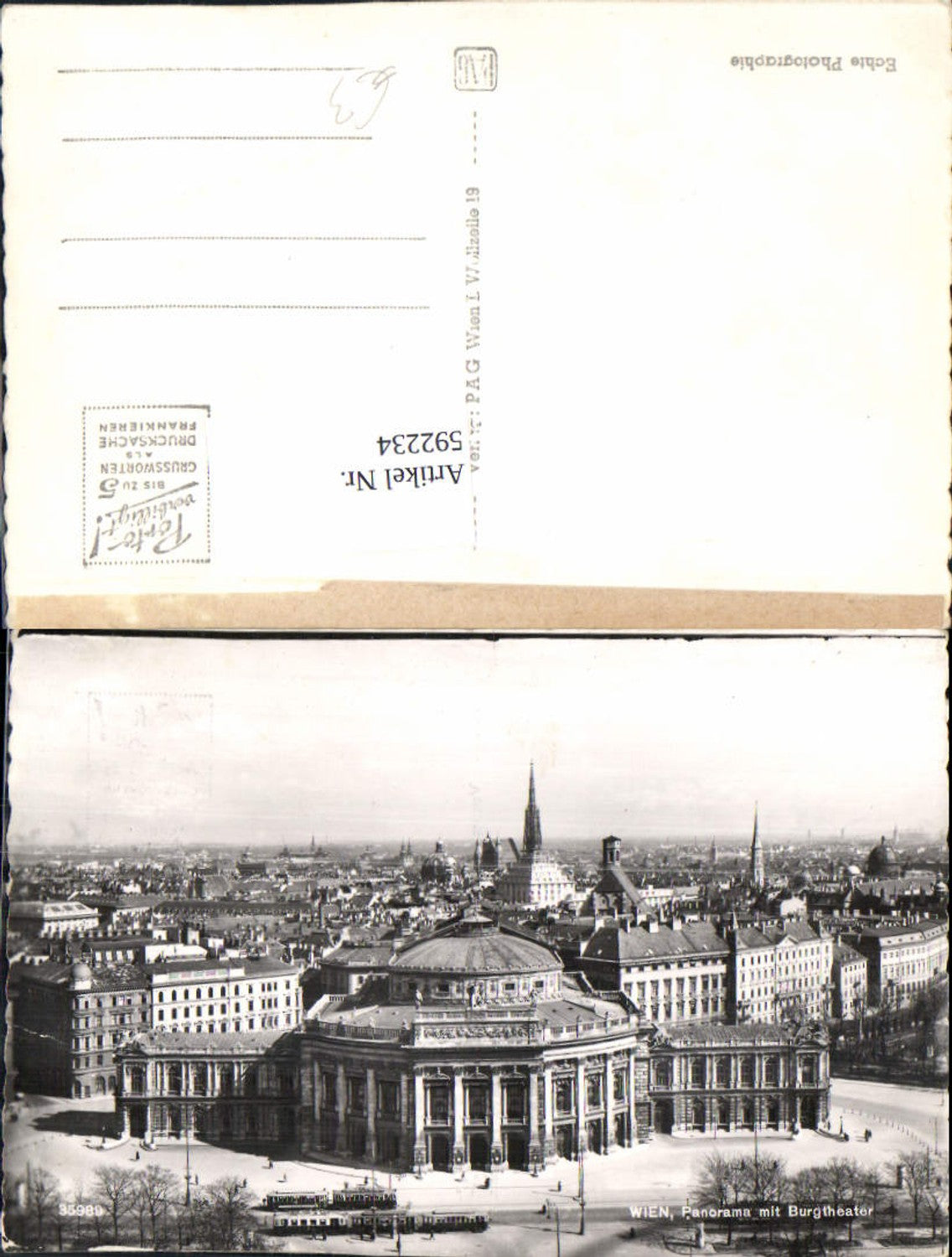 Alte Ansichtskarte – Old Postcard