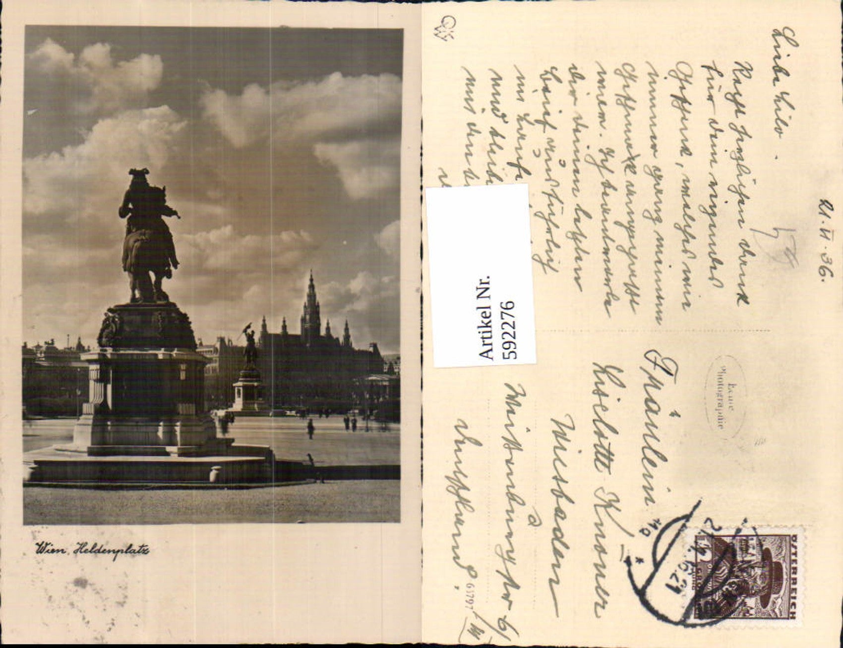 Alte Ansichtskarte – Old Postcard