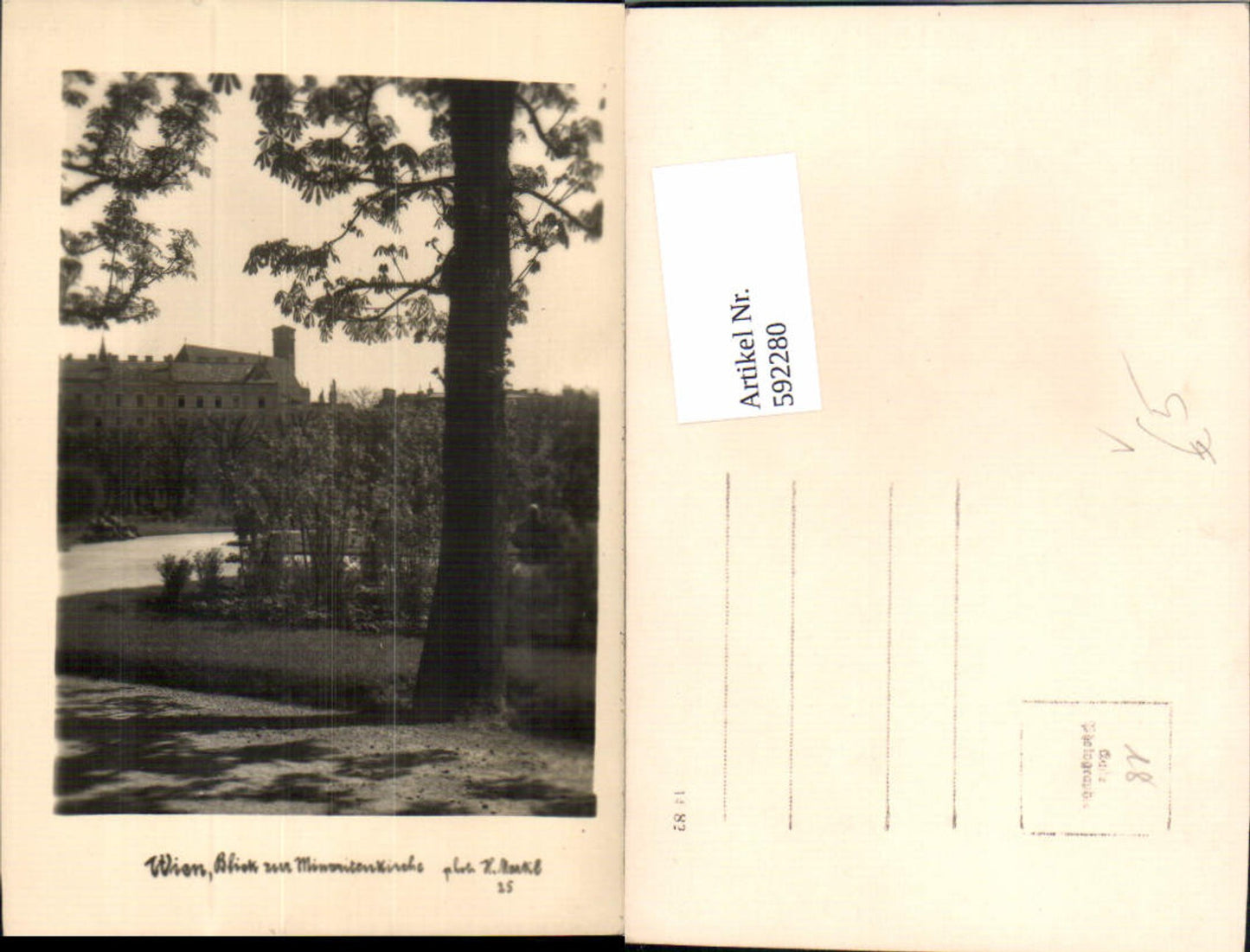 Alte Ansichtskarte – Old Postcard