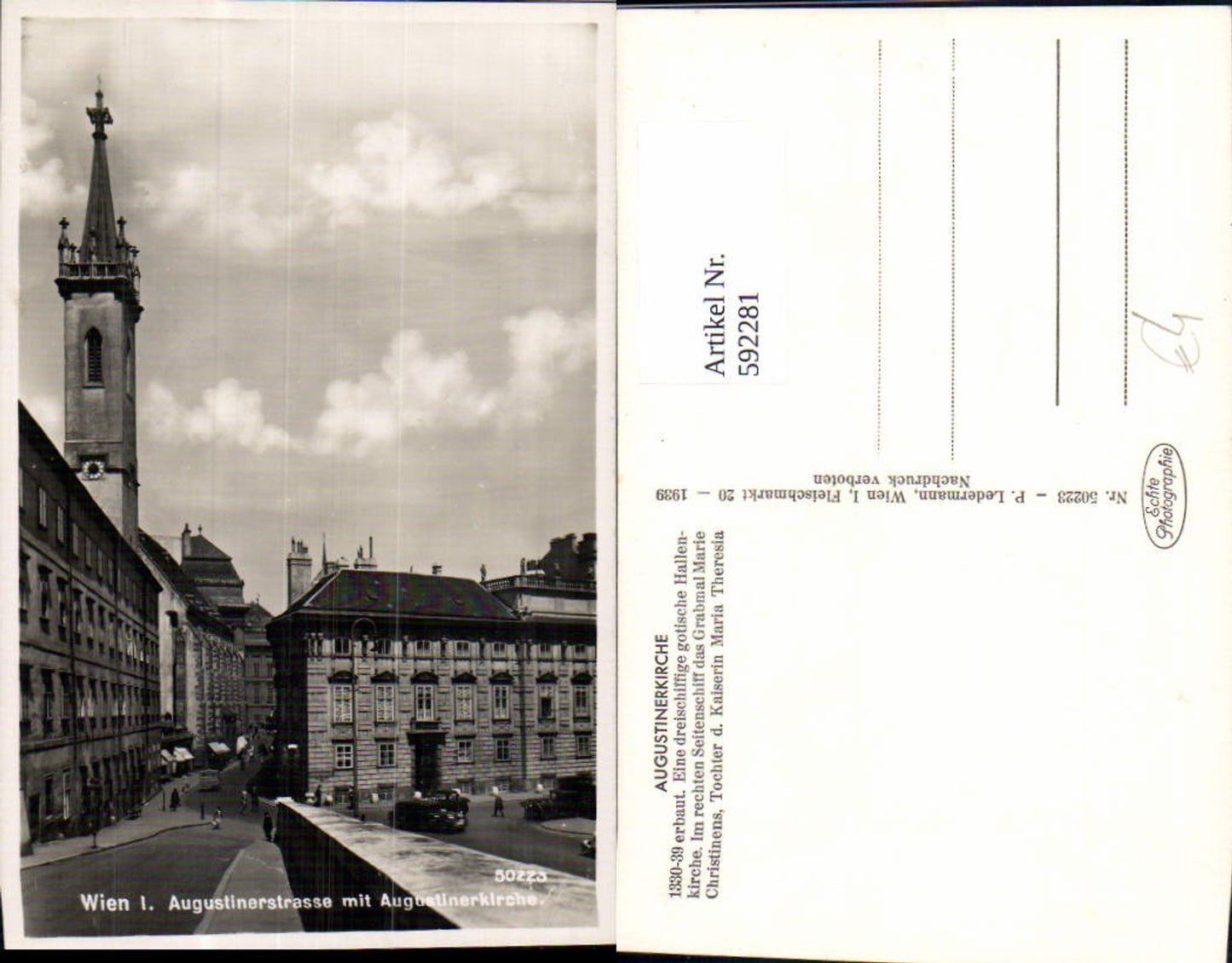 Alte Ansichtskarte – Old Postcard