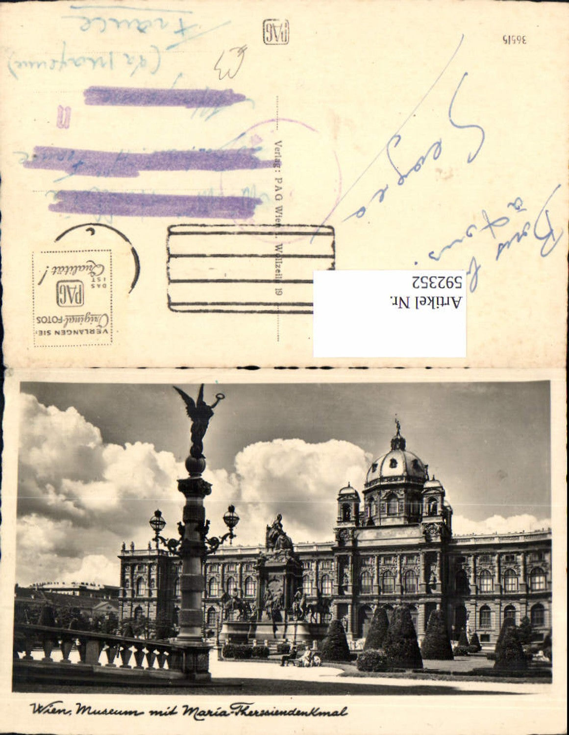 Alte Ansichtskarte – Old Postcard