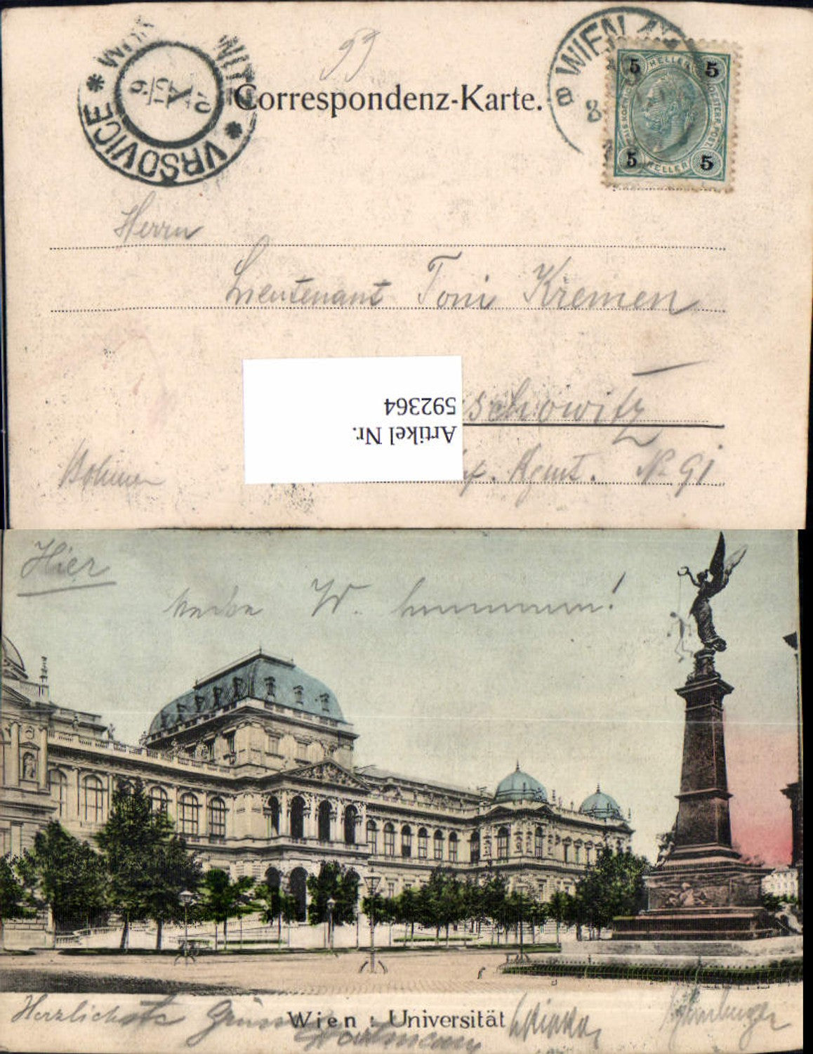 Alte Ansichtskarte – Old Postcard