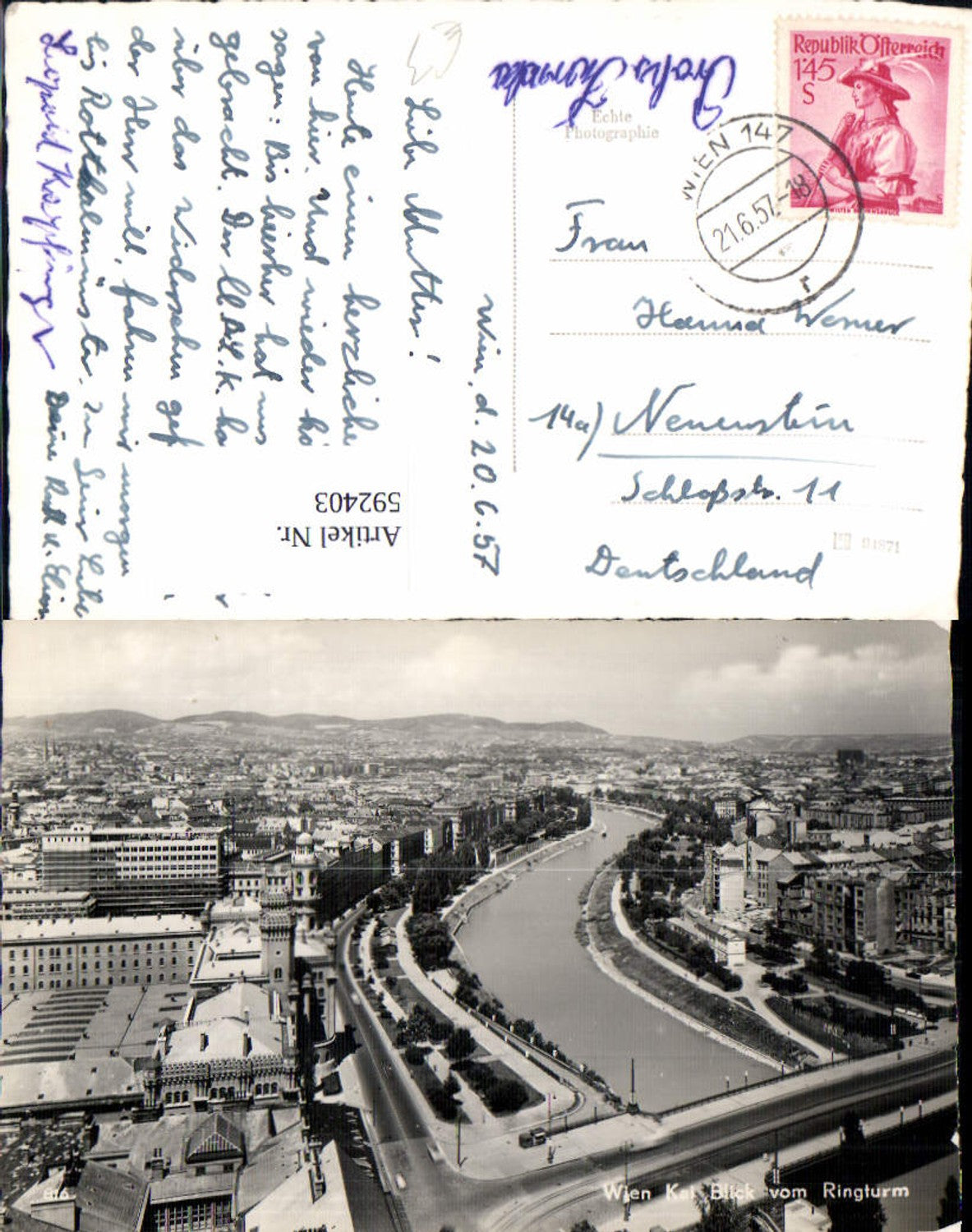 Alte Ansichtskarte – Old Postcard