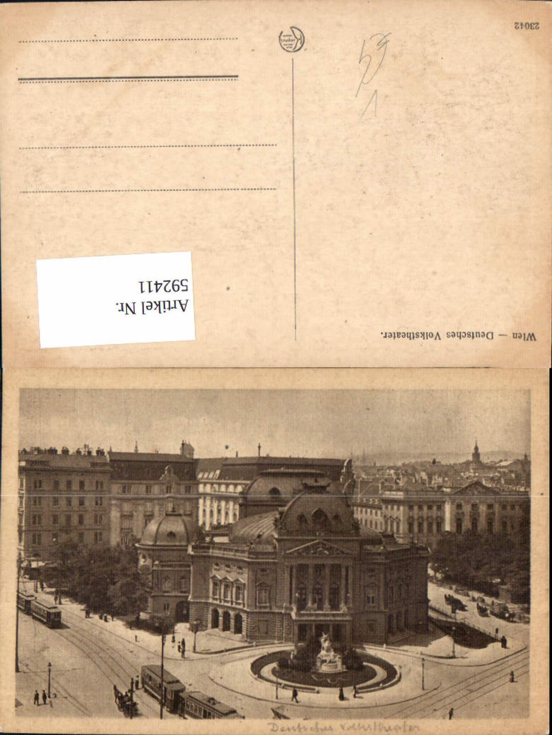 Alte Ansichtskarte – Old Postcard