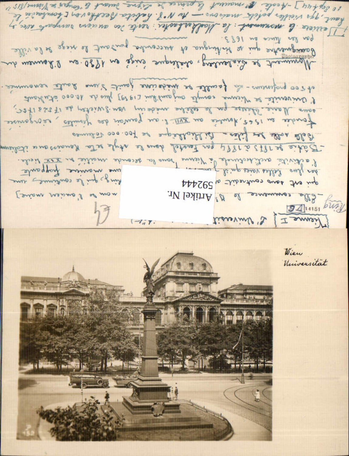 Alte Ansichtskarte – Old Postcard