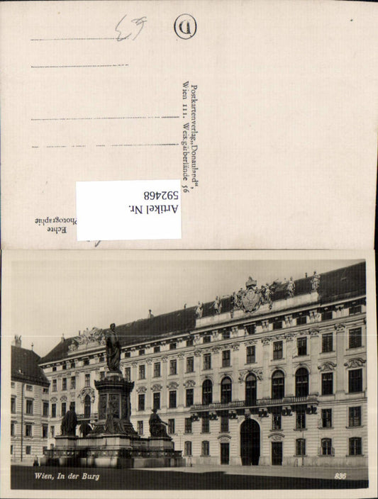 Alte Ansichtskarte – Old Postcard