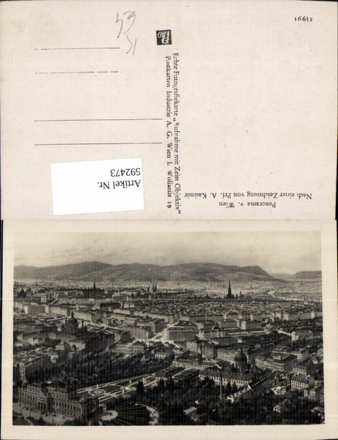 Alte Ansichtskarte – Old Postcard