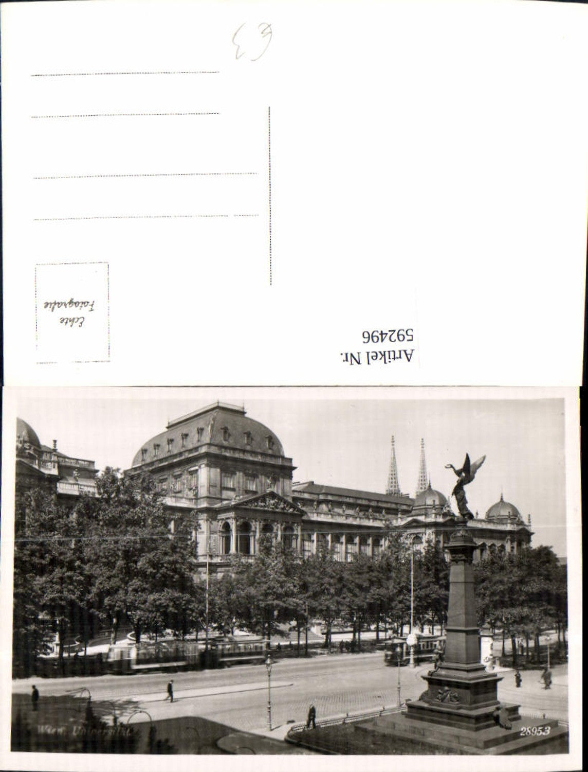 Alte Ansichtskarte – Old Postcard