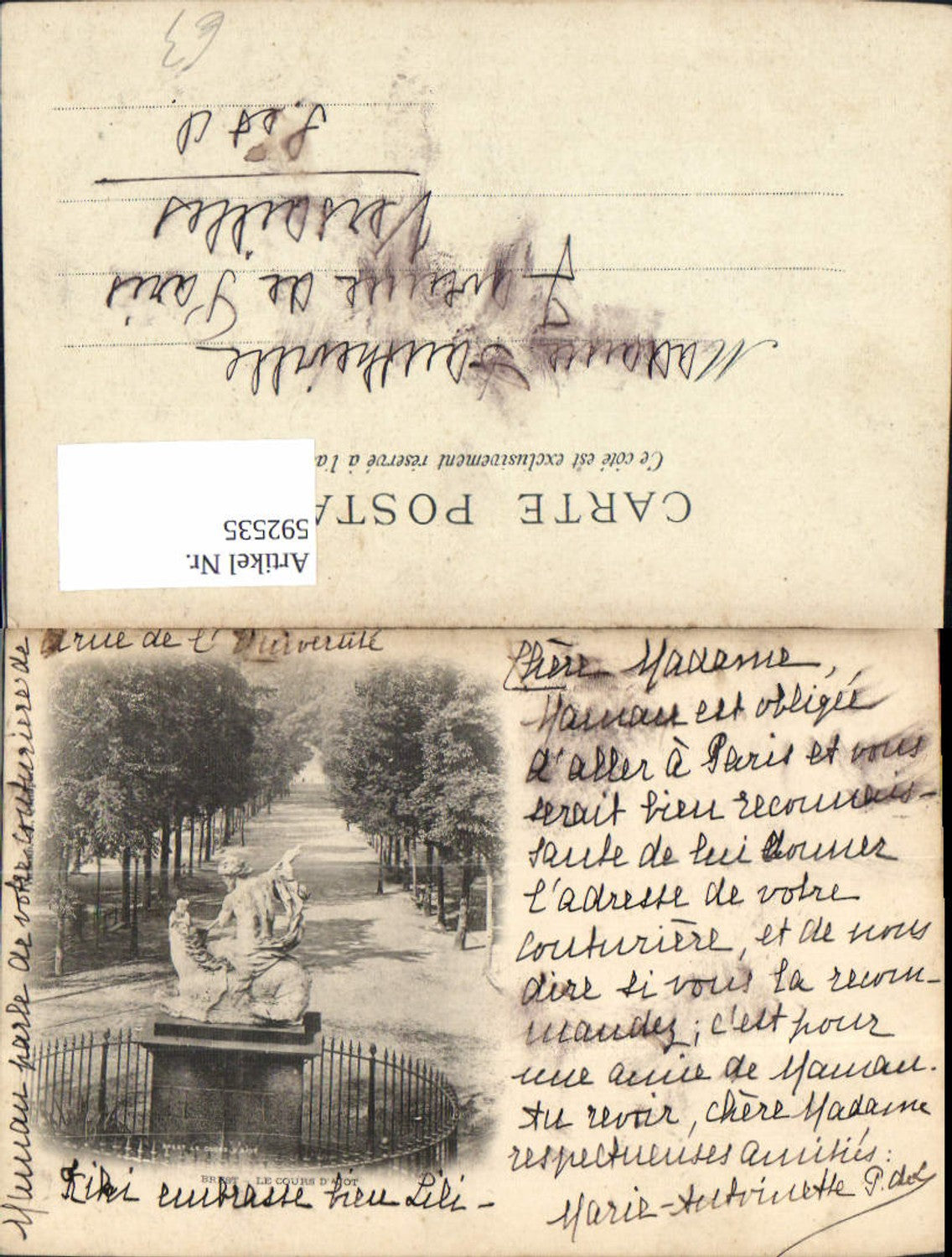 Alte Ansichtskarte – Old Postcard