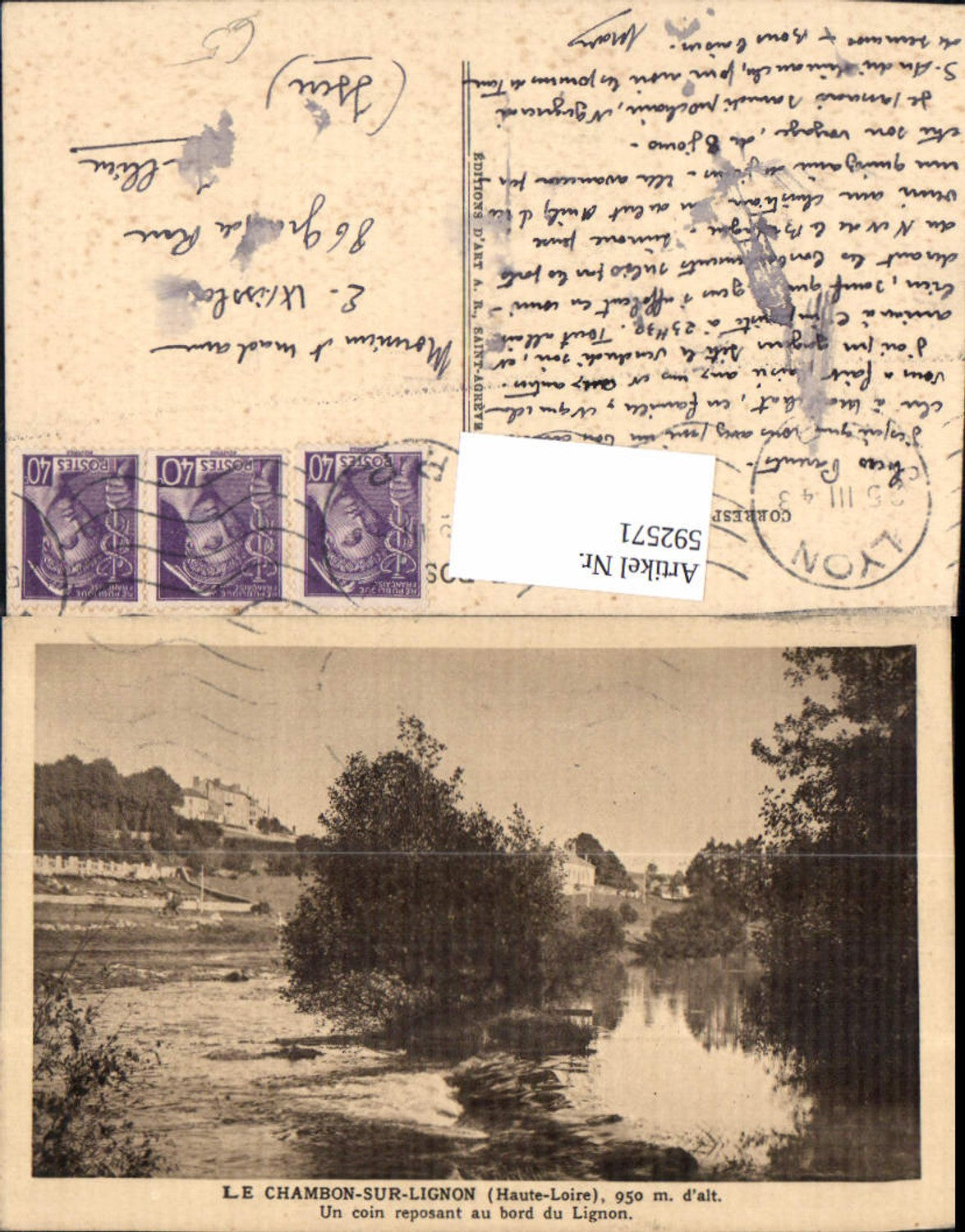 Alte Ansichtskarte – Old Postcard