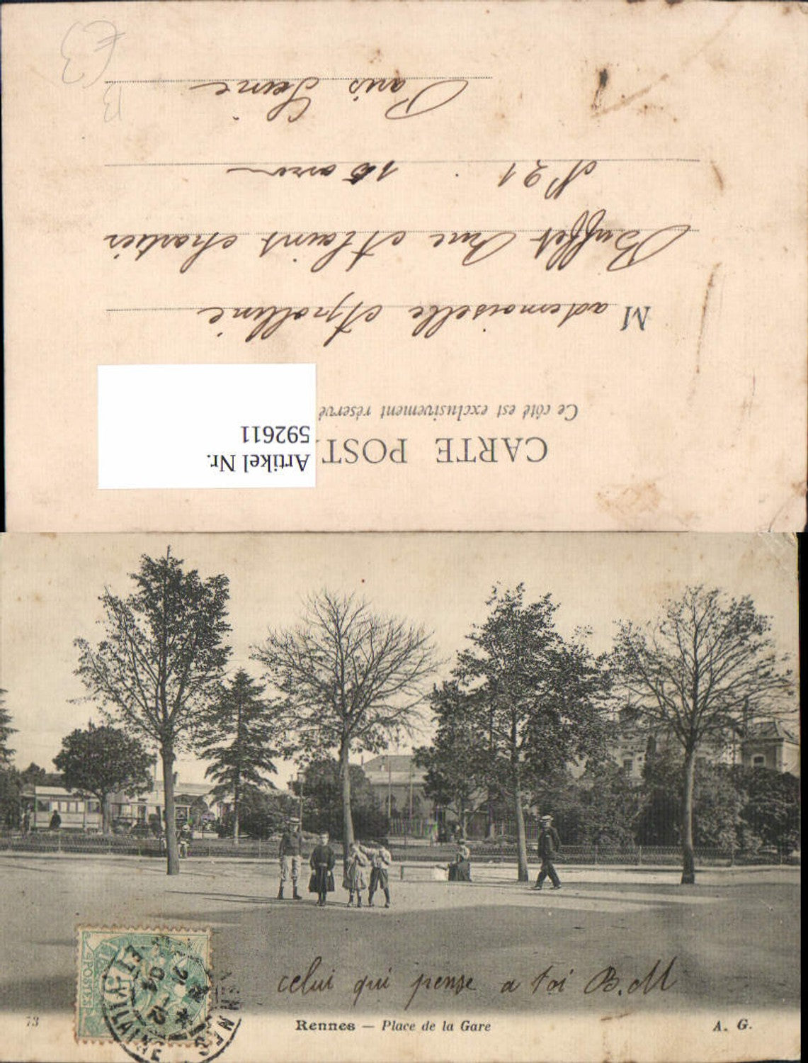 Alte Ansichtskarte – Old Postcard