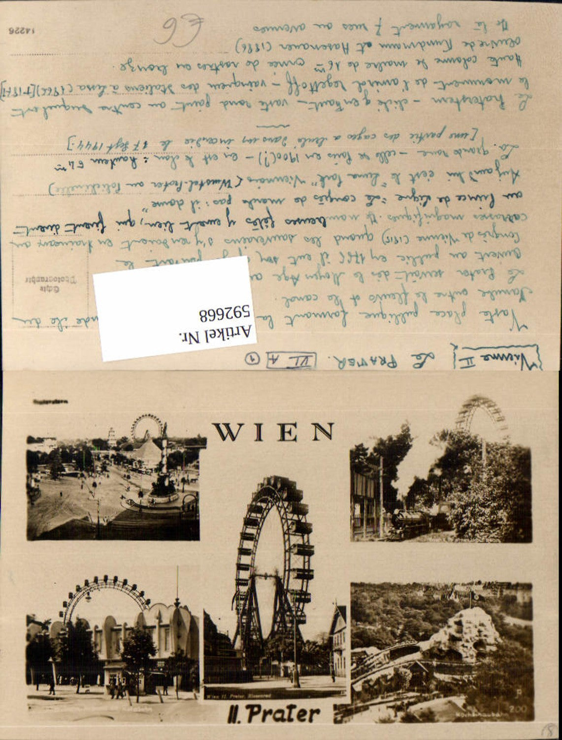 Alte Ansichtskarte – Old Postcard