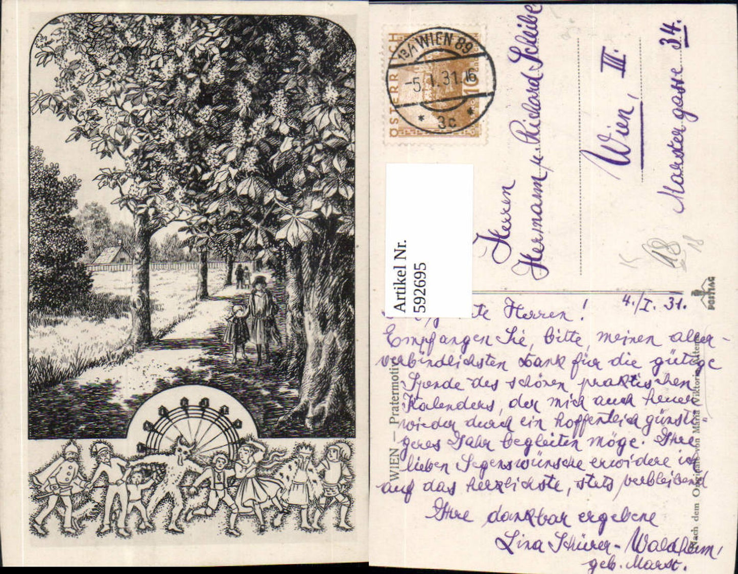 Alte Ansichtskarte – Old Postcard