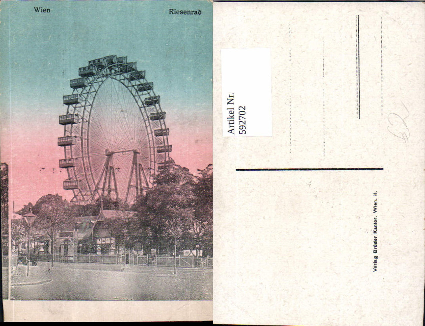 Alte Ansichtskarte – Old Postcard