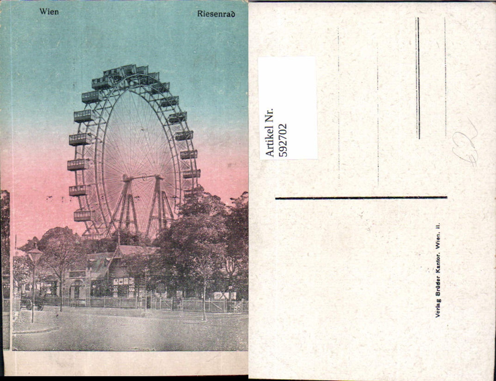 Alte Ansichtskarte – Old Postcard