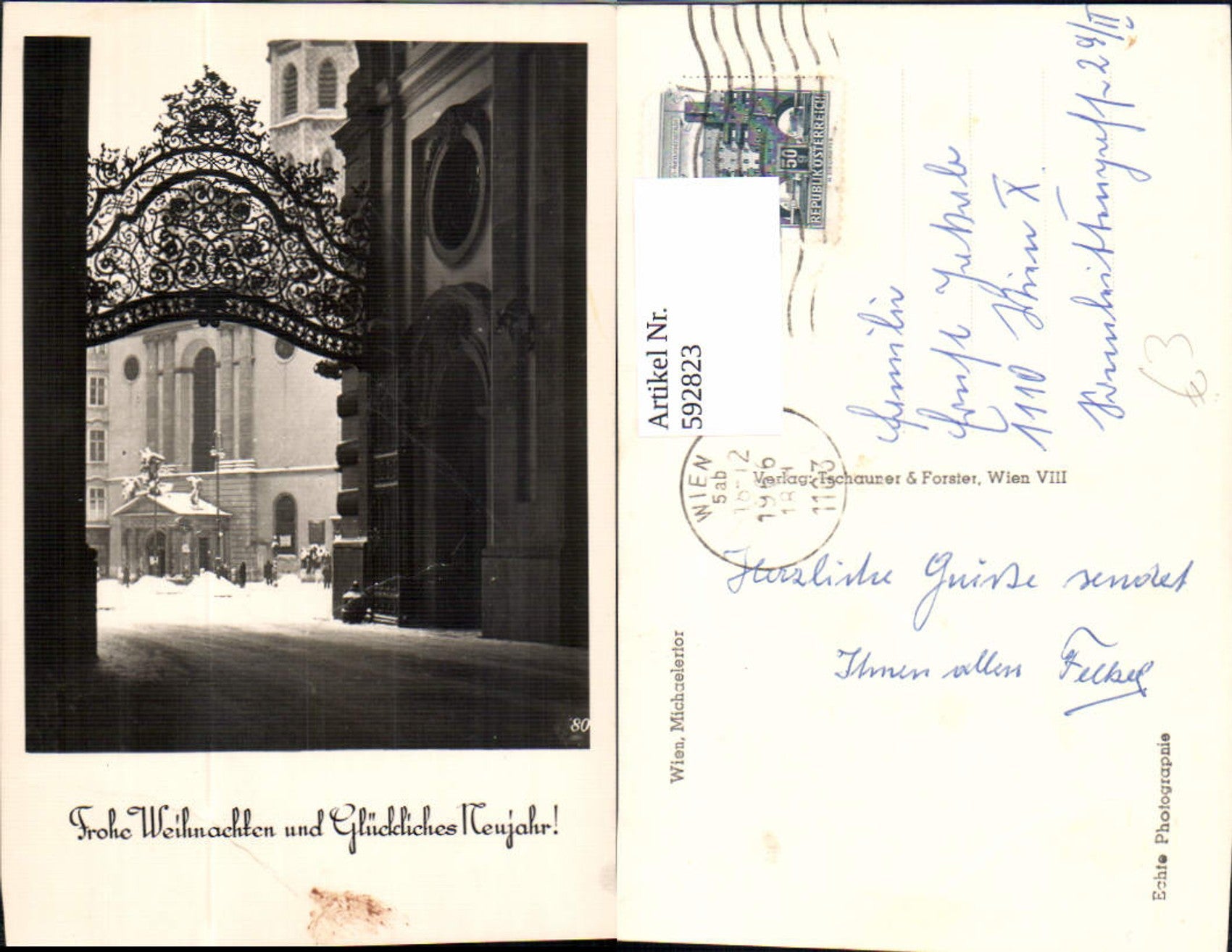 Alte Ansichtskarte – Old Postcard