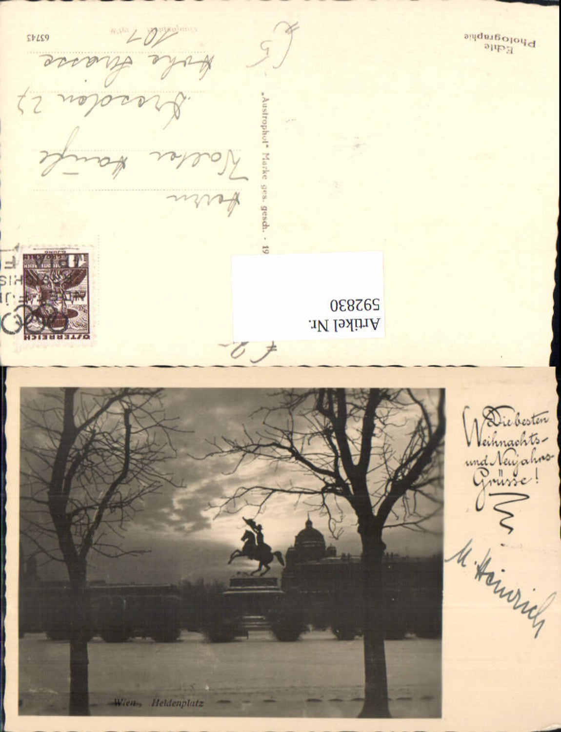 Alte Ansichtskarte – Old Postcard