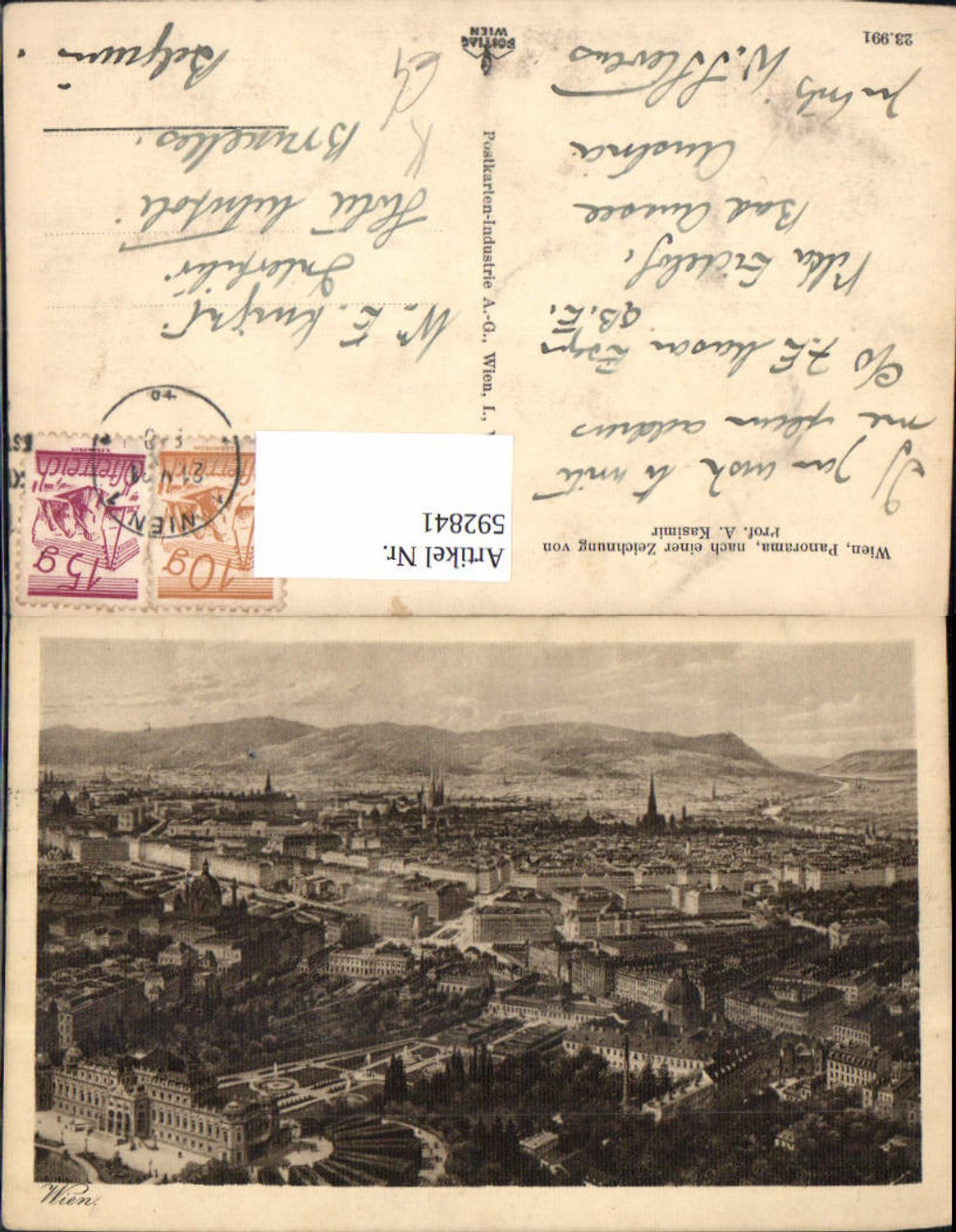 Alte Ansichtskarte – Old Postcard