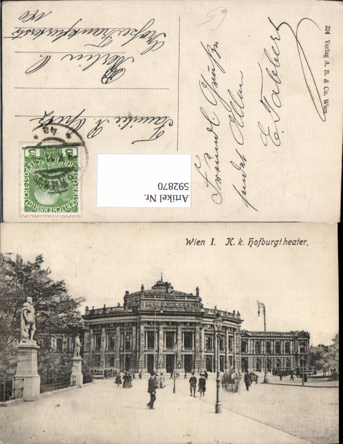 Alte Ansichtskarte – Old Postcard
