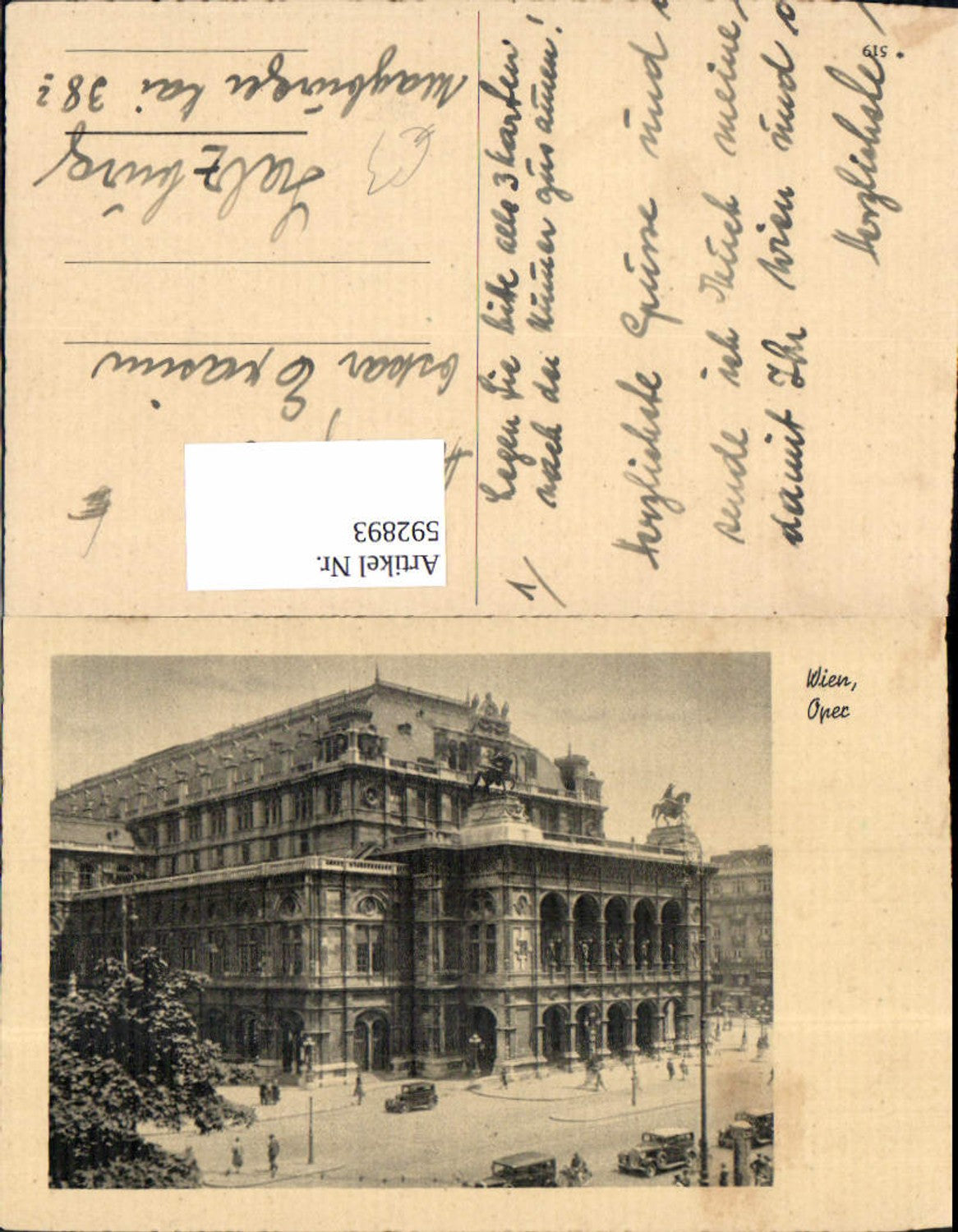 Alte Ansichtskarte – Old Postcard