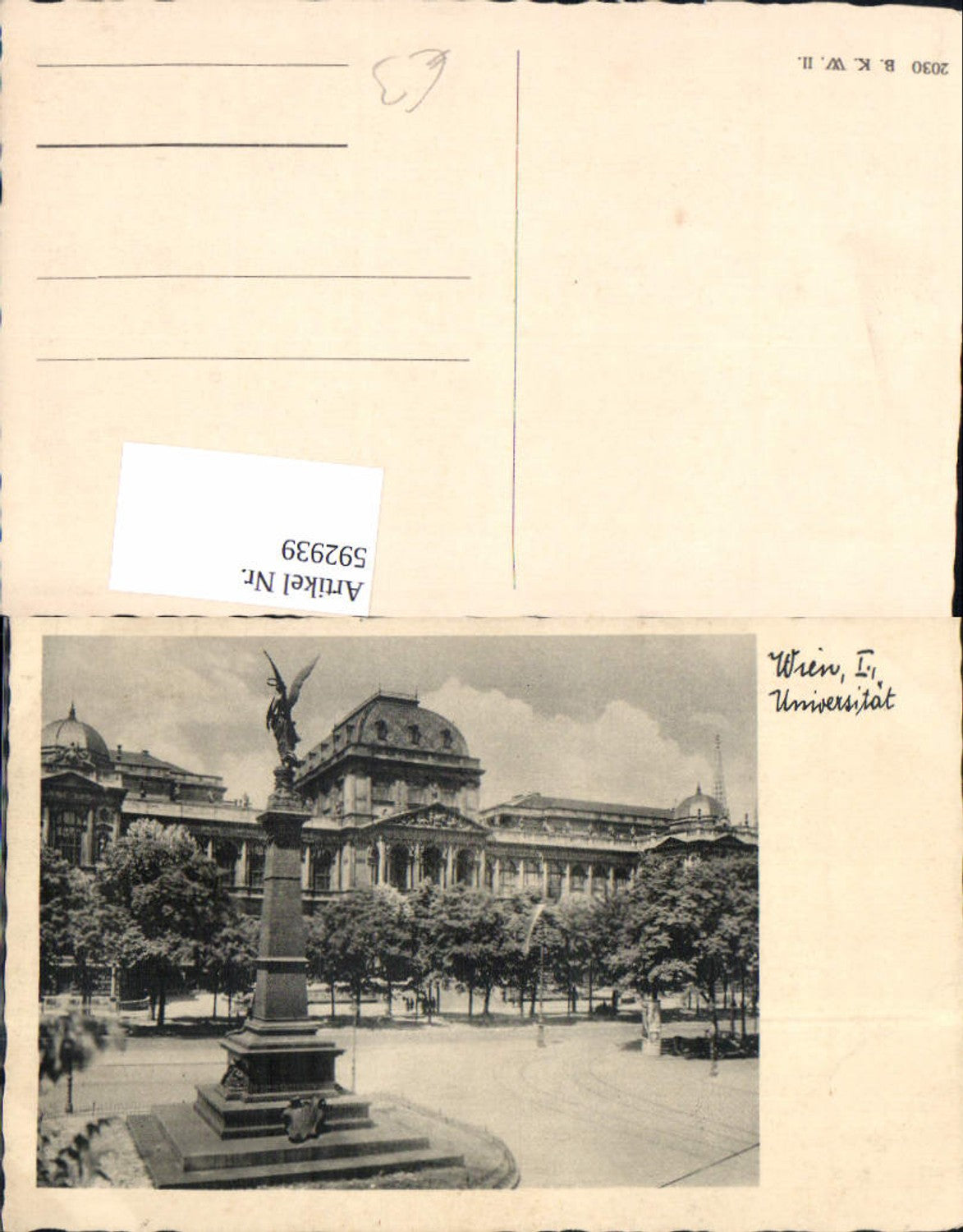 Alte Ansichtskarte – Old Postcard