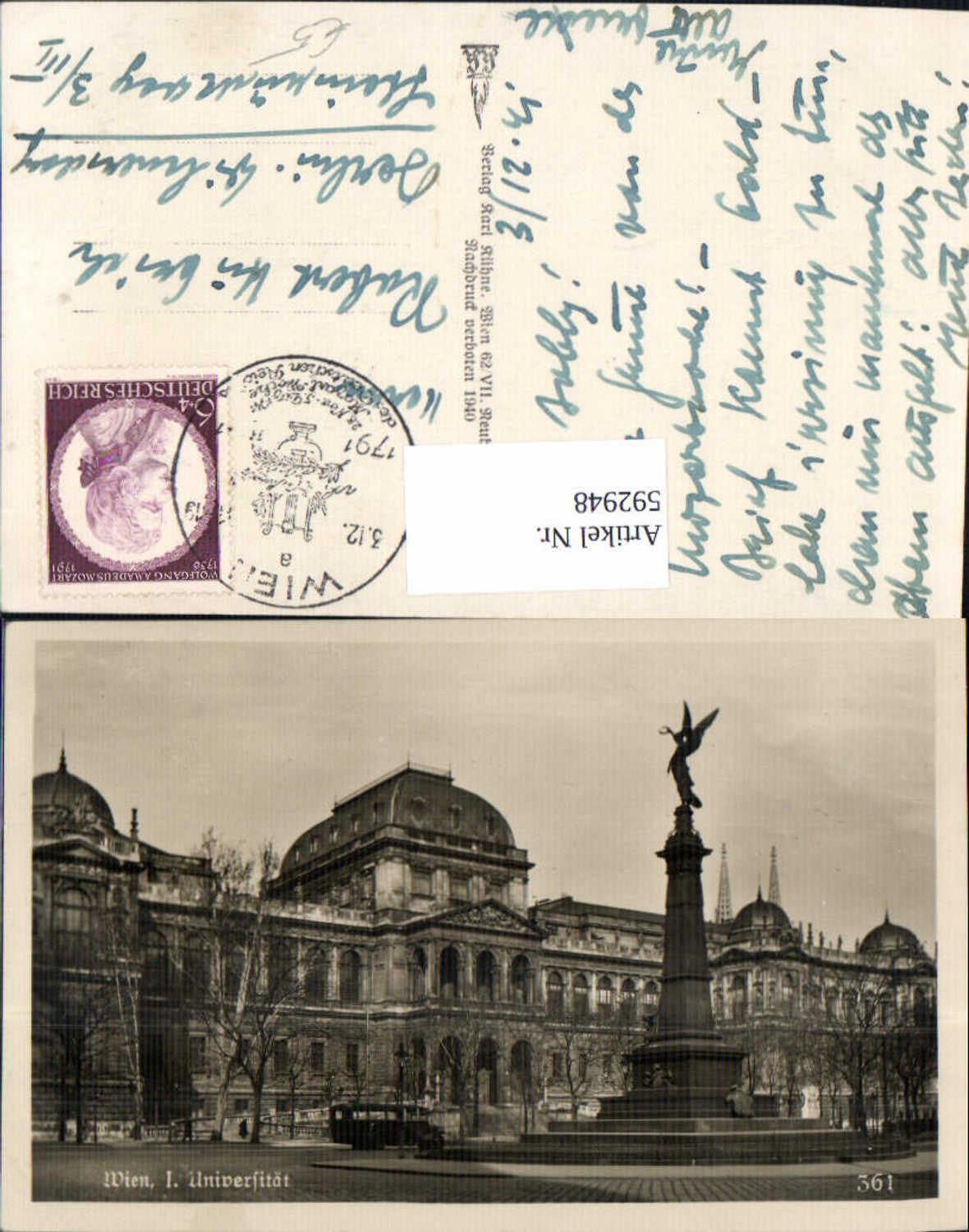Alte Ansichtskarte – Old Postcard