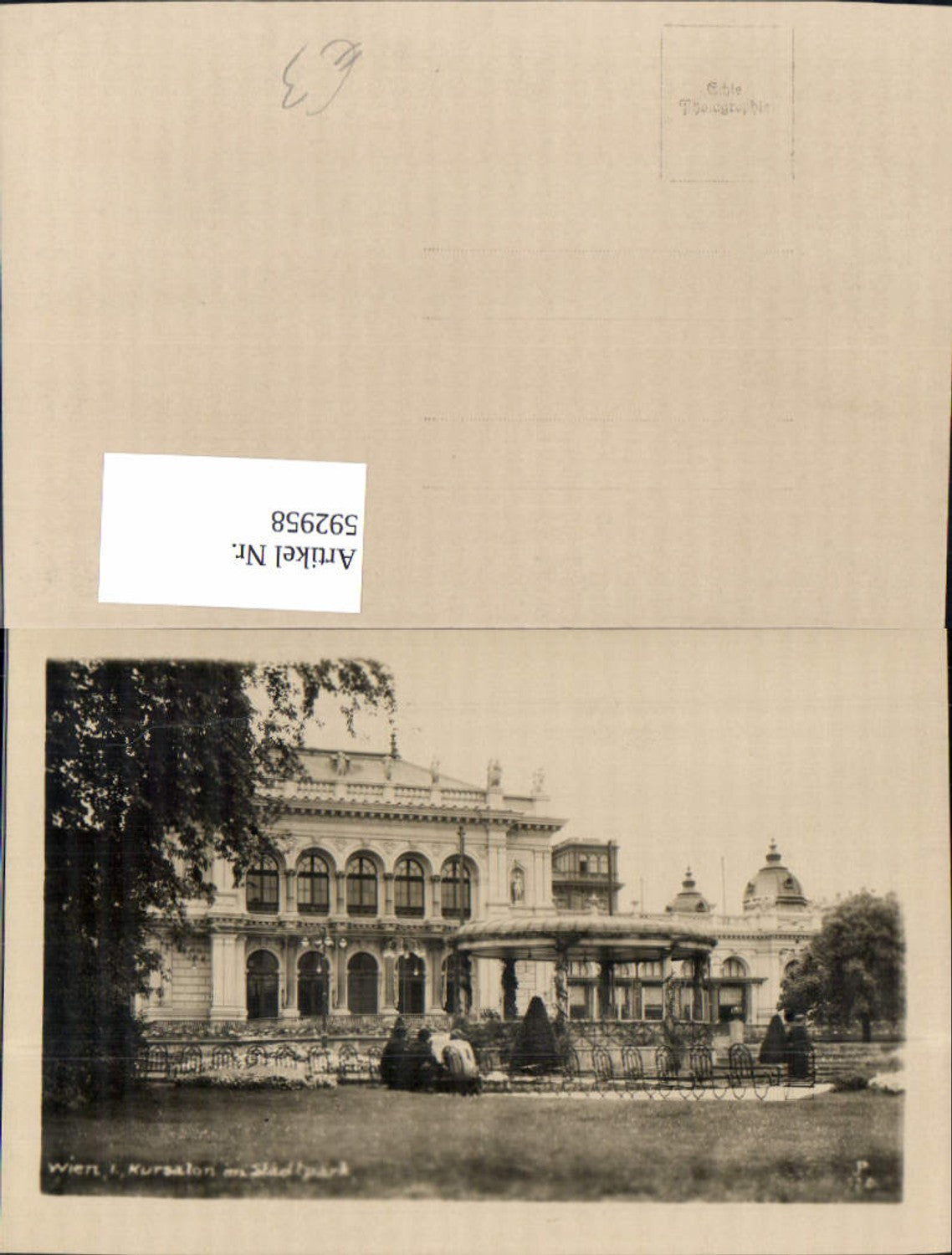 Alte Ansichtskarte – Old Postcard